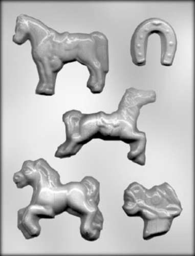 Horse Assortment Chocolate Mould